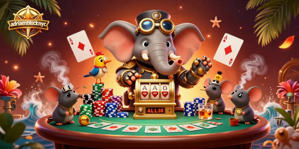 Experience thrilling wins at adriaenblocknyc with dynamic steampunk-themed casino gaming action.