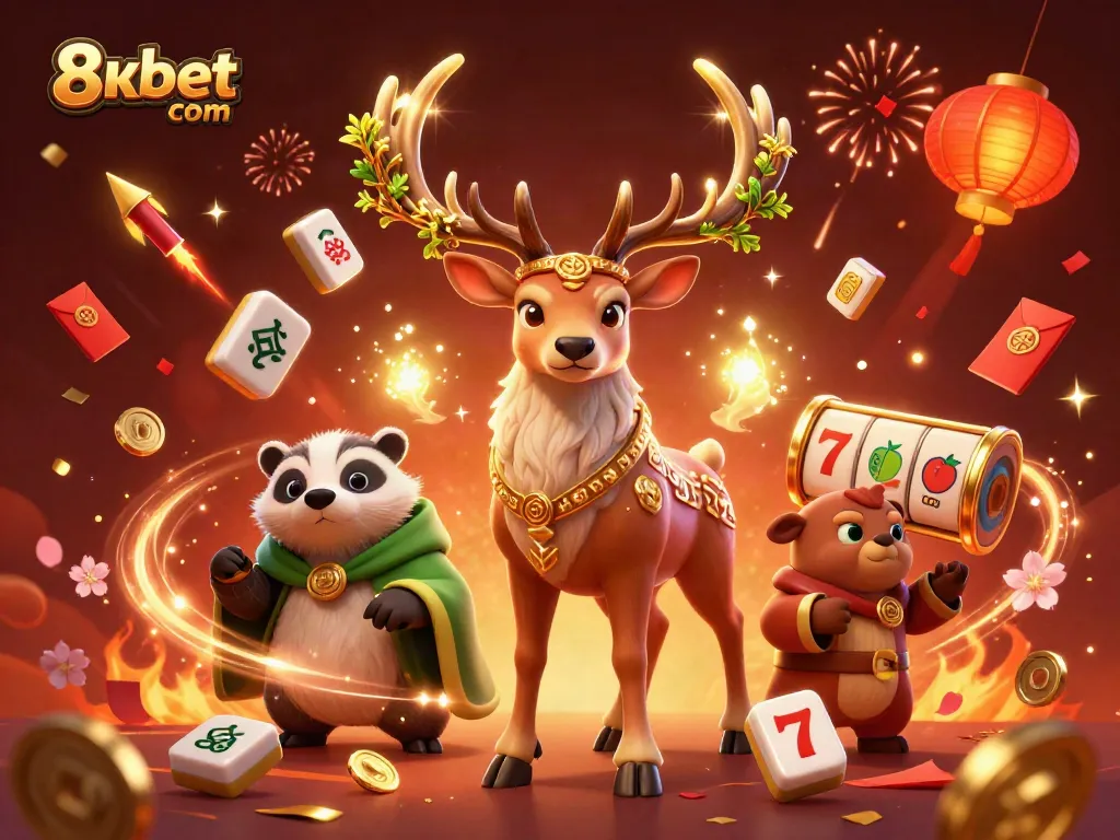 Experience thrilling moments with 8xbet com in this vibrant casino-themed 3D illustration