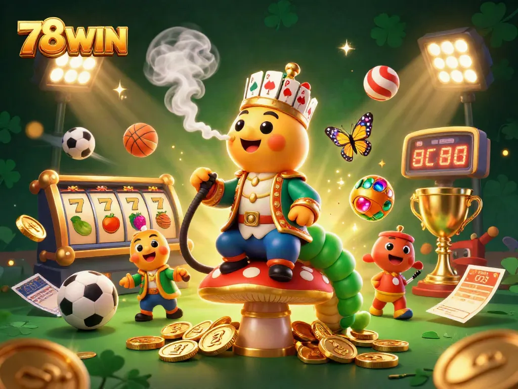 Experience thrilling gameplay at 78WIN with enticing casino elements and vibrant visuals.